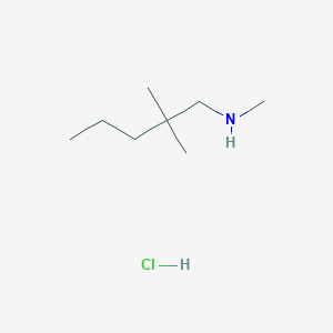 molecular formula C8H20ClN B1484750 (2,2-二甲基戊基)(甲基)胺盐酸盐 CAS No. 2097960-32-0