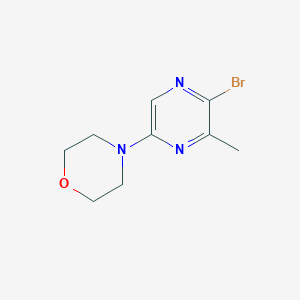 4-(5-Bromo-6-methylpyrazin-2-YL)morpholine