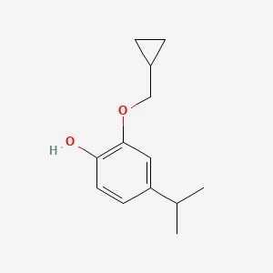 2-(Cyclopropylmethoxy)-4-isopropylphenol