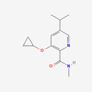 3-Cyclopropoxy-5-isopropyl-N-methylpicolinamide