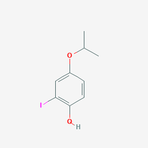 molecular formula C9H11IO2 B14847580 2-Iodo-4-isopropoxyphenol 