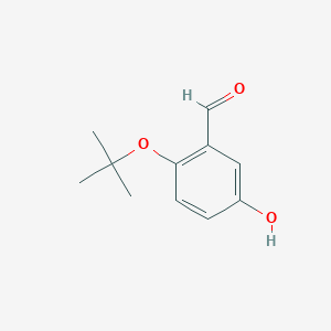 2-(Tert-butoxy)-5-hydroxybenzaldehyde