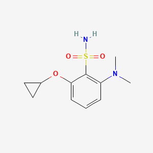 2-Cyclopropoxy-6-(dimethylamino)benzenesulfonamide