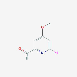 6-Iodo-4-methoxypicolinaldehyde