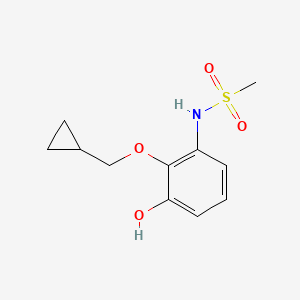 N-(2-(Cyclopropylmethoxy)-3-hydroxyphenyl)methanesulfonamide