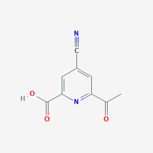 6-Acetyl-4-cyanopyridine-2-carboxylic acid