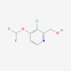 (3-Chloro-4-(difluoromethoxy)pyridin-2-yl)methanol