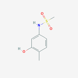 molecular formula C8H11NO3S B14847719 N-(3-hydroxy-4-methylphenyl)methanesulfonamide 