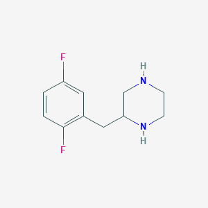 molecular formula C11H14F2N2 B14847735 2-(2,5-Difluoro-benzyl)-piperazine 