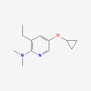 5-Cyclopropoxy-3-ethyl-N,N-dimethylpyridin-2-amine