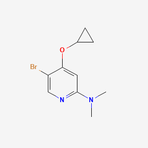 5-Bromo-4-cyclopropoxy-N,N-dimethylpyridin-2-amine