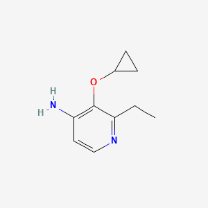 3-Cyclopropoxy-2-ethylpyridin-4-amine