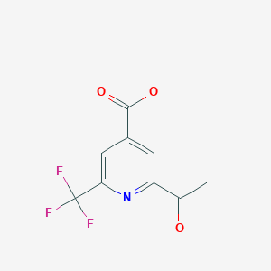 Methyl 2-acetyl-6-(trifluoromethyl)isonicotinate