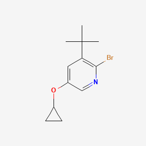 2-Bromo-3-tert-butyl-5-cyclopropoxypyridine