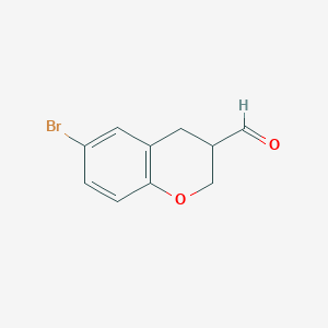 6-Bromochromane-3-carbaldehyde