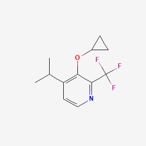 3-Cyclopropoxy-4-isopropyl-2-(trifluoromethyl)pyridine