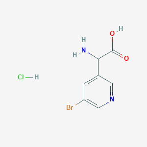 2-Amino-2-(5-bromopyridin-3-YL)acetic acid hydrochloride