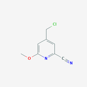 4-(Chloromethyl)-6-methoxypyridine-2-carbonitrile