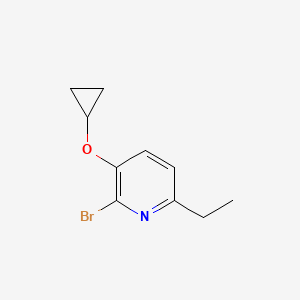 2-Bromo-3-cyclopropoxy-6-ethylpyridine