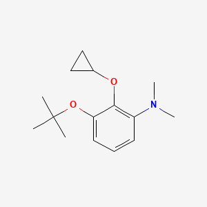 3-Tert-butoxy-2-cyclopropoxy-N,N-dimethylaniline