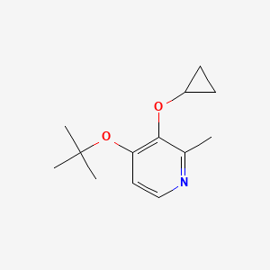 4-Tert-butoxy-3-cyclopropoxy-2-methylpyridine