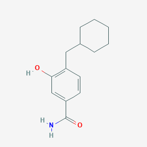 4-(Cyclohexylmethyl)-3-hydroxybenzamide