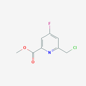 Methyl 6-(chloromethyl)-4-fluoropyridine-2-carboxylate