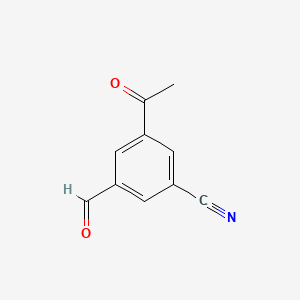 3-Acetyl-5-formylbenzonitrile