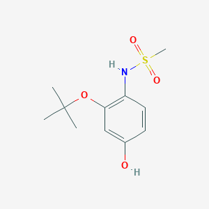 N-(2-Tert-butoxy-4-hydroxyphenyl)methanesulfonamide