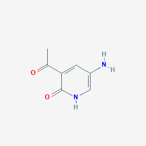 1-(5-Amino-2-hydroxypyridin-3-YL)ethanone