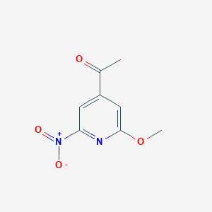 1-(2-Methoxy-6-nitropyridin-4-YL)ethanone