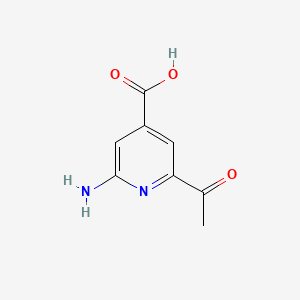 2-Acetyl-6-aminoisonicotinic acid