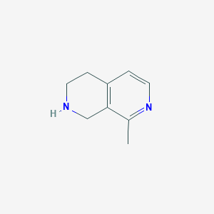 molecular formula C9H12N2 B14848081 8-Methyl-1,2,3,4-tetrahydro-2,7-naphthyridine 