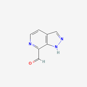 1H-Pyrazolo[3,4-C]pyridine-7-carbaldehyde