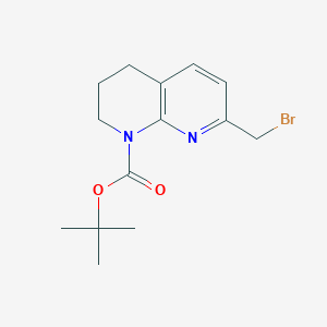 7-Bromomethyl-3,4-dihydro-2H-[1,8]naphthyridine-1-carboxylic acid tert-butyl ester