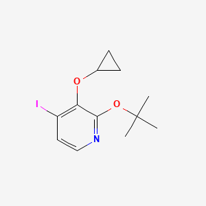 2-Tert-butoxy-3-cyclopropoxy-4-iodopyridine