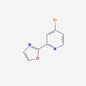 2-(4-Bromopyridin-2-YL)oxazole