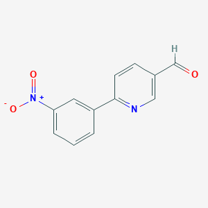 6-(3-Nitrophenyl)nicotinaldehyde