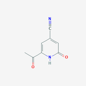 2-Acetyl-6-hydroxyisonicotinonitrile