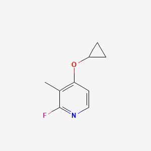 4-Cyclopropoxy-2-fluoro-3-methylpyridine