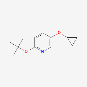 2-Tert-butoxy-5-cyclopropoxypyridine