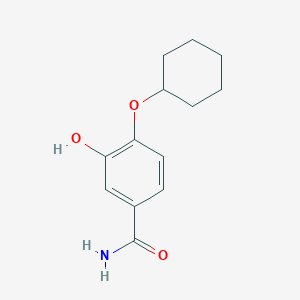 4-(Cyclohexyloxy)-3-hydroxybenzamide