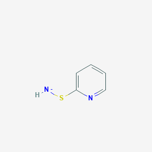 molecular formula C5H5N2S- B14848268 Pyridin-2-ylsulfanylazanide 