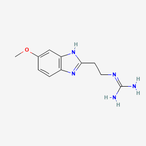 1-(2-(5-Methoxy-1H-benzo[D]imidazol-2-YL)ethyl)guanidine