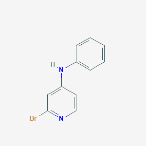 molecular formula C11H9BrN2 B14848324 2-Bromo-N-phenylpyridin-4-amine CAS No. 1209459-98-2