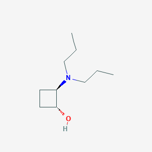 molecular formula C10H21NO B1484836 反式-2-(二丙基氨基)环丁醇 CAS No. 2165722-30-3