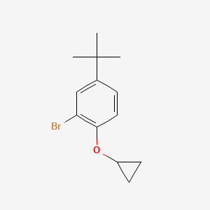 2-Bromo-4-tert-butyl-1-cyclopropoxybenzene