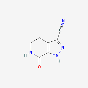 7-Oxo-4,5,6,7-tetrahydro-1H-pyrazolo[3,4-C]pyridine-3-carbonitrile