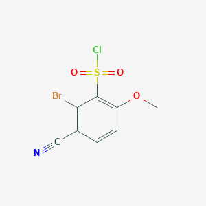 2-Bromo-3-cyano-6-methoxybenzenesulfonyl chloride