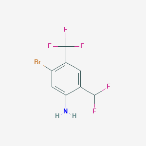 5-Bromo-2-difluoromethyl-4-(trifluoromethyl)aniline